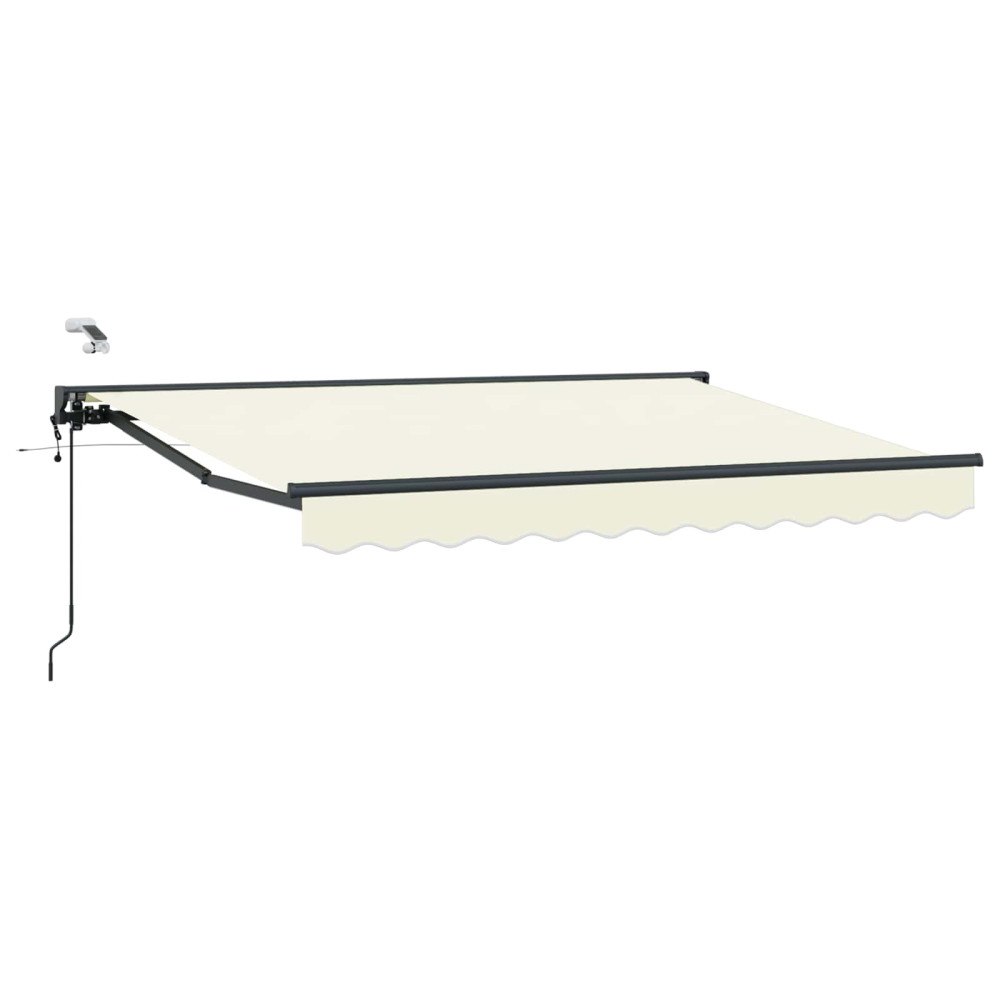 vidaXL Elektrisk Retraktabel Markis Kräm 3 x 2 m