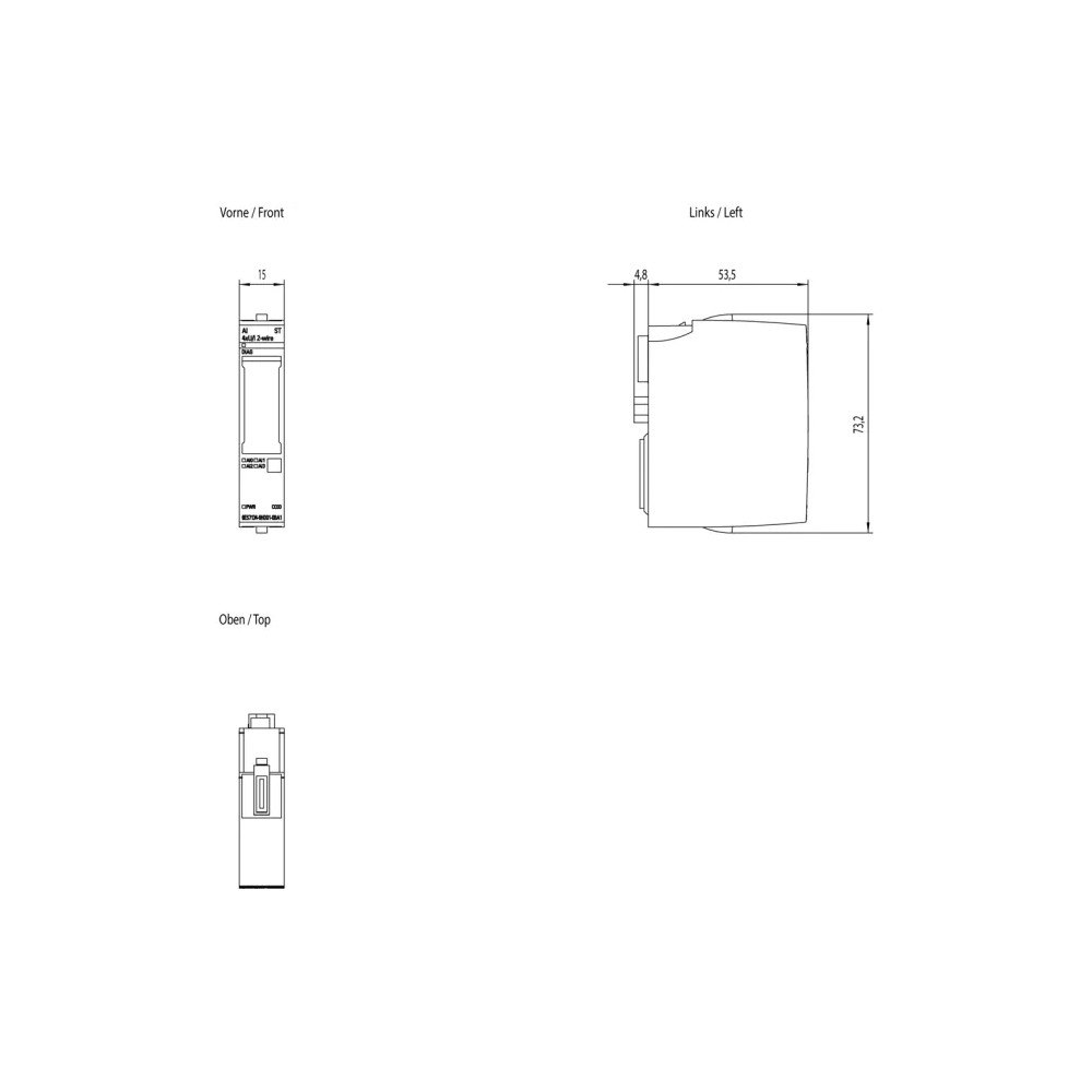 Siemens Siemens 6ES7134-6HD01-0BA1, Analog, Strömförsörjning av syst...