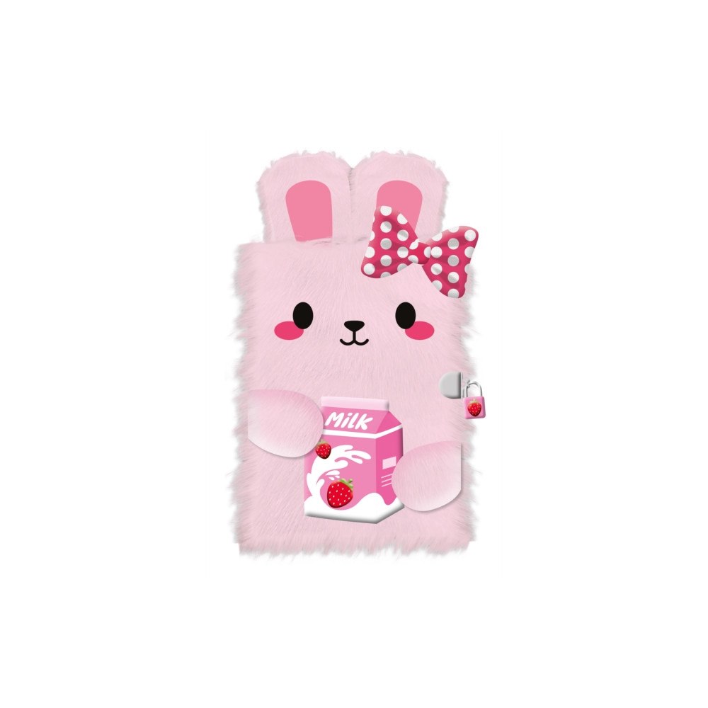 MAKE BELIEVE IDEAS Strawberry Milk Bunny Diary (häftad, eng)