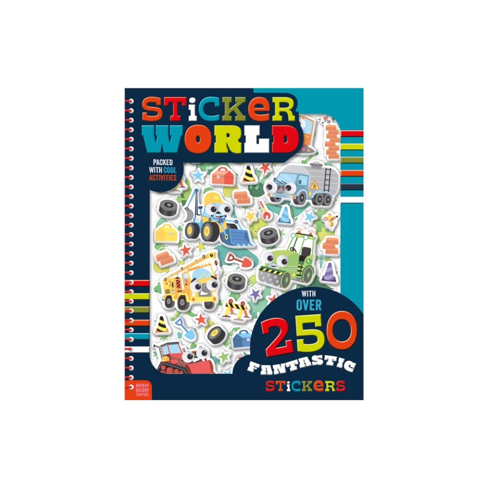 MAKE BELIEVE IDEAS Sticker World Activity Book (bok, spiral, eng)