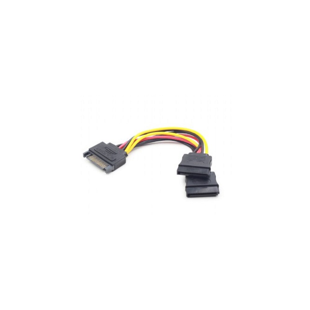 Gembird Cablexpert CC-SATAM2F-01 - strömdelare - SATA-ström till SATA-ström - 15 cm