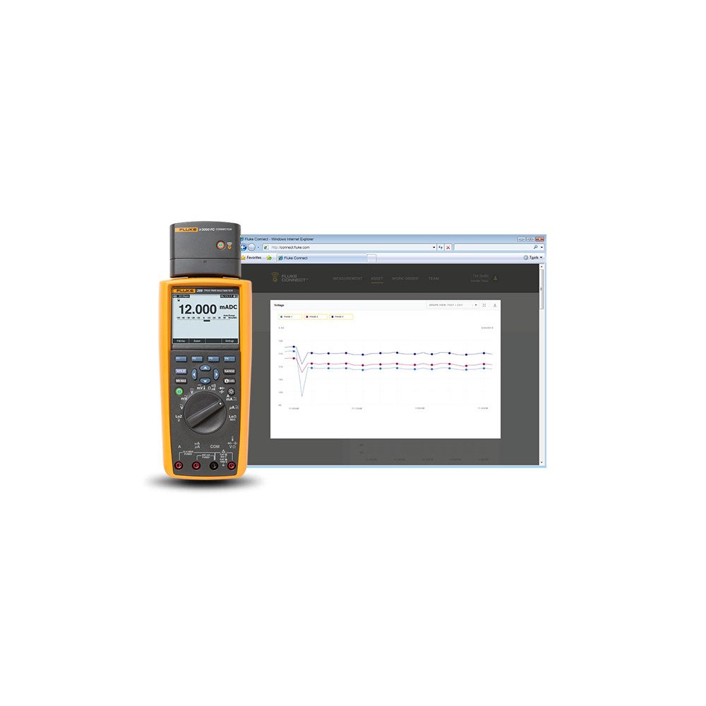 Fluke Fluke 3947801 Hand-multimeter digital Grafik-display, Datalo...