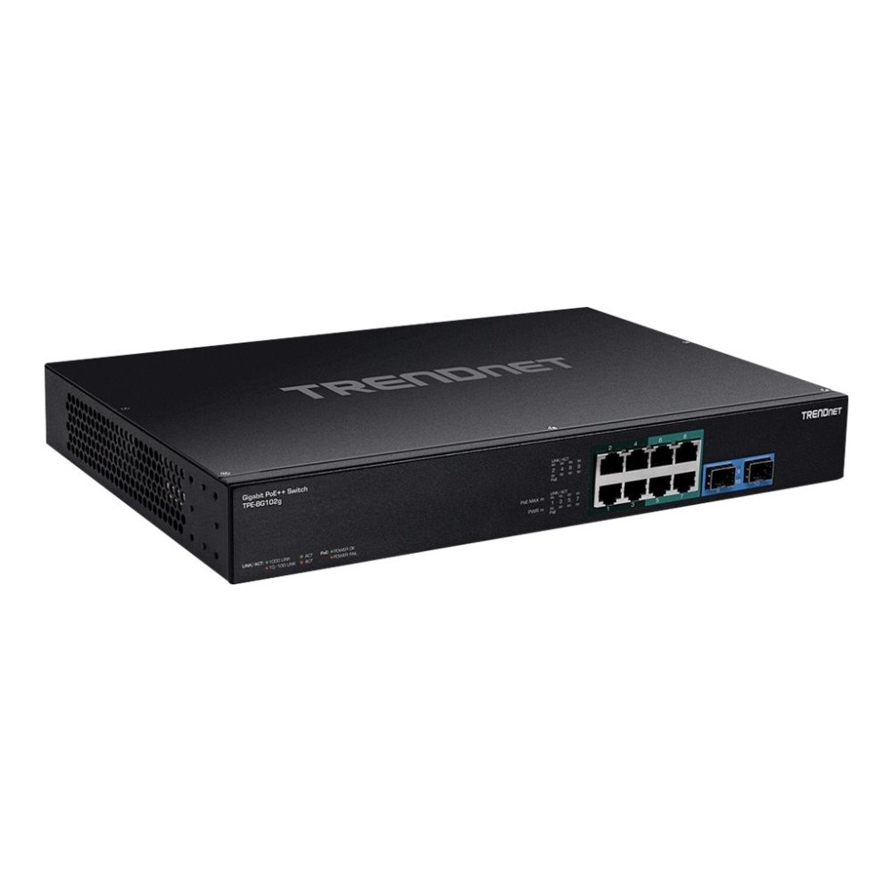 TRENDnet TRENDnet TPE BG102G - switch - 10 portar - ohanterad - rackmonterbar - TAA-kompatibel