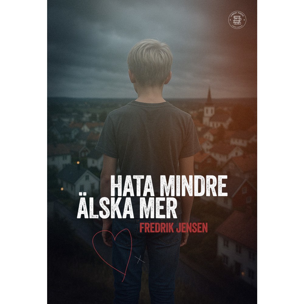 Fredrik Jensen Hata mindre, älska mer (bok, danskt band)