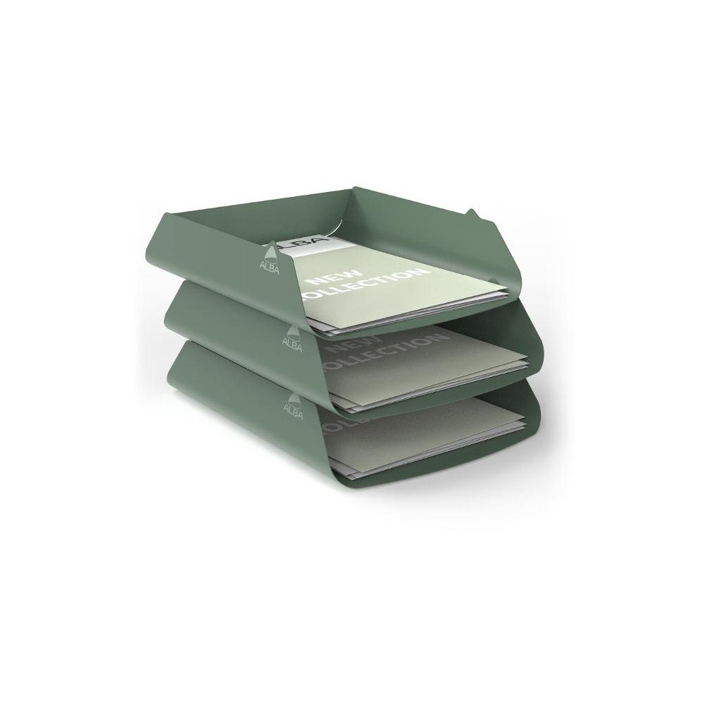 Alba Brevkorg ALBA metall A4 grön