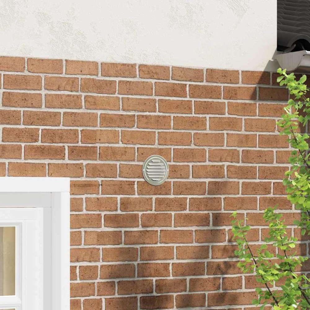 vidaXL Luftventilationslock 4 pcs Silver 125 mm Rostfritt stål