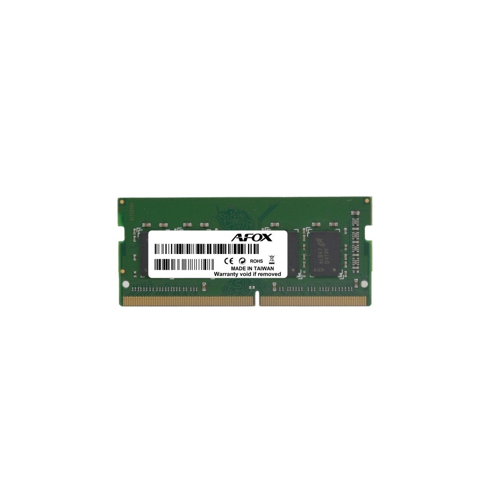 AFOX AFOX AFSD38BK1L, 8 GB, 1 x 8 GB, DDR3L, 1600 MHz, 204-pin SO...
