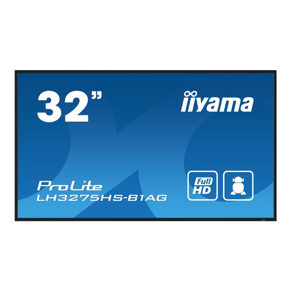 Iiyama iiyama ProLite LH3275HS-B1AG 32" LED-bakgrundsbelyst LCD-skärm - Full HD - för digital skyltning