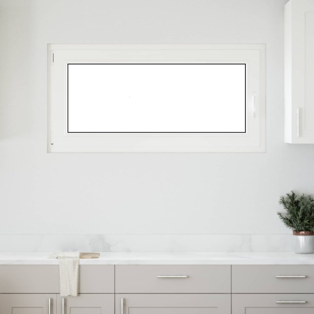 vidaXL Tilt & Turn Källarfönster RISOR 120 x 60 cm PVC och glas