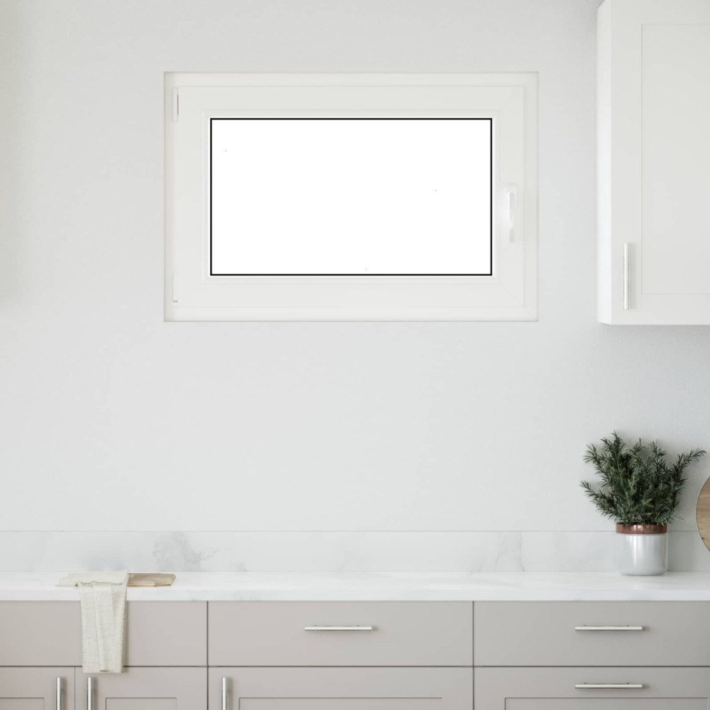 vidaXL Källarfönster inre färg vit RISOR 90 x 60 cm