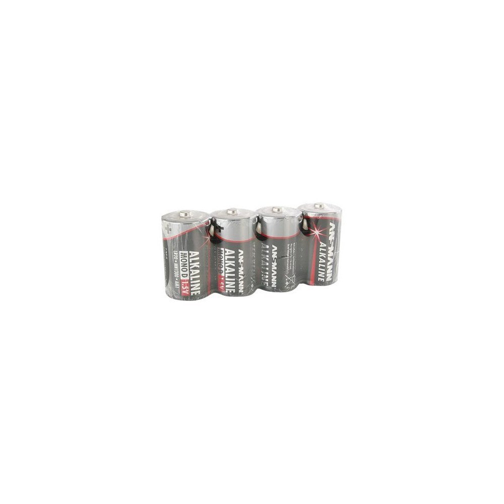 ANSMANN-ENERGY ANSMANN Mono D batteri - 4 x LR20 - alkaliskt