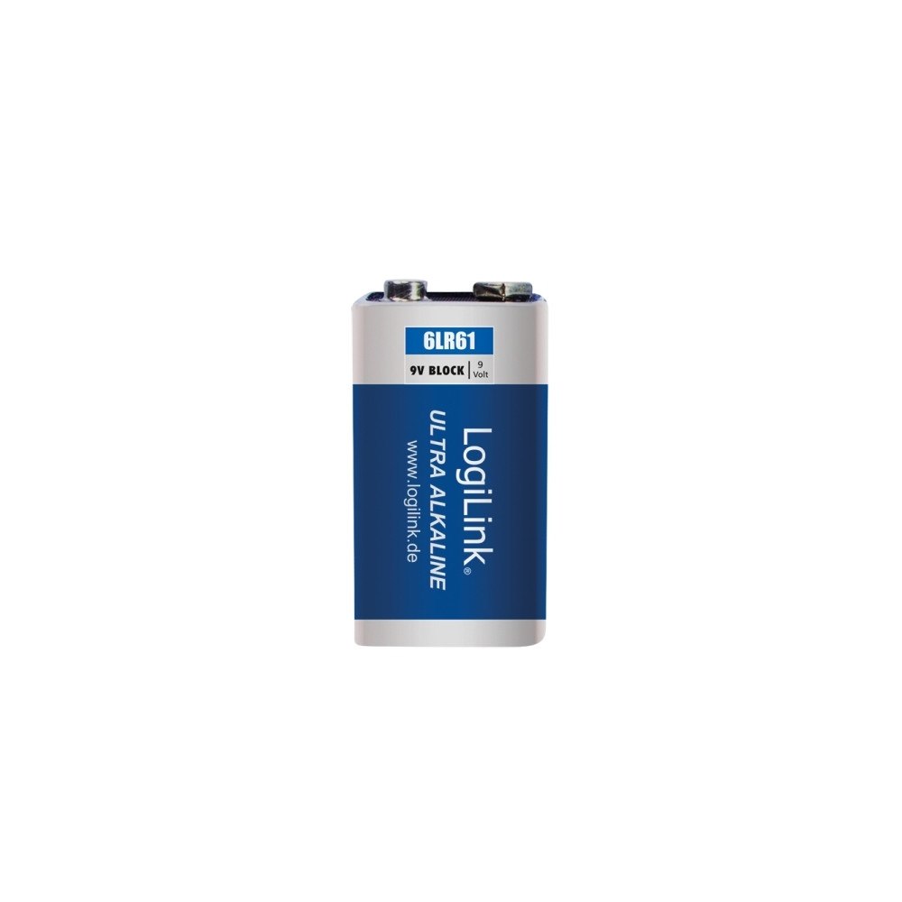 LogiLink LogiLink Block batteri x 6LR61 - alkaliskt