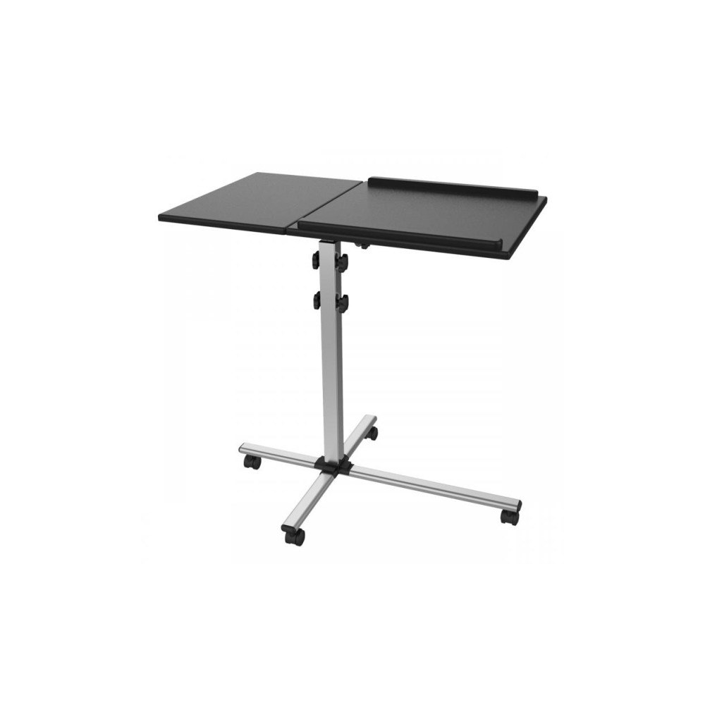 SBox SBOX PFS-2, Multimediavagn, Svart, Silver, MDF, PVC, Stål, P...