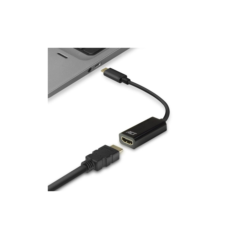 ACT ACT adapterkabel - HDMI / USB - 15 cm