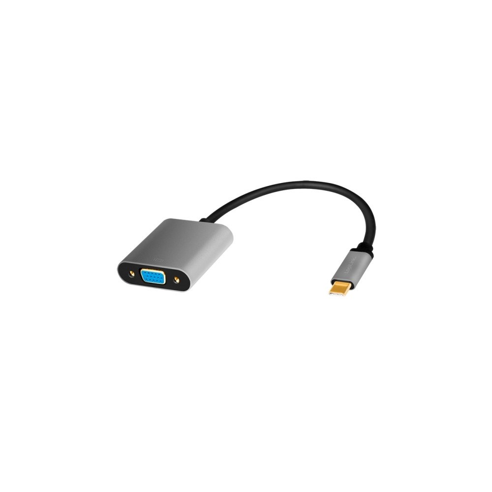 LogiLink LogiLink - USB/VGA-adapter - USB-C till HD-15 (VGA) - 15 cm