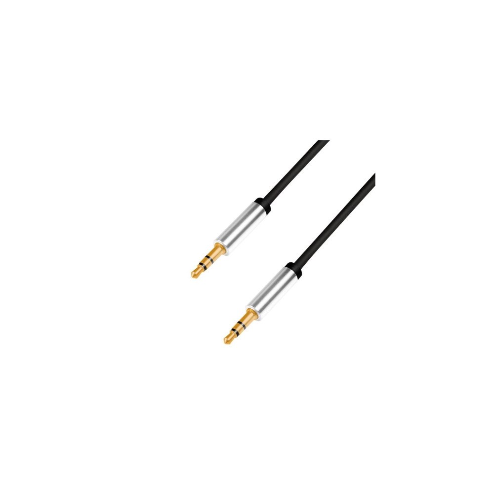Typhoon LogiLink Audio cable, 3.5 mm 3-pin/M to 3.5 mm 3-pin/M, meta...