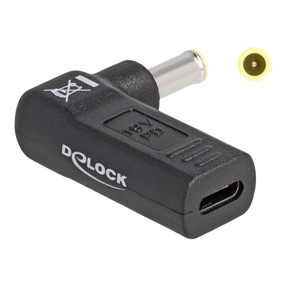 DeLOCK Delock - strömadapter - USB-C till DC-jack 5,5 x 3,0 mm