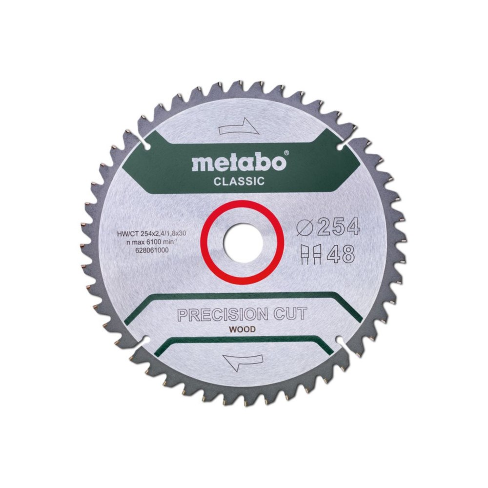 Metabo Metabo Classic Precision Cut Wood - cirkelsågblad - för trä, plywood, mjuka träslag, lövträ, träfanér, MDF-skiva, kompos...