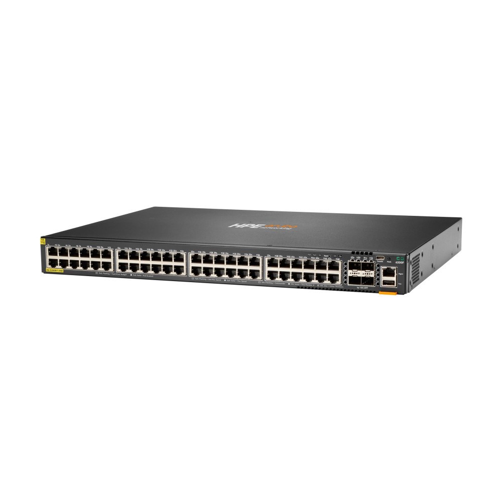 Hewlett Packard Enterprise HPE Aruba Networking CX 6200F 48G 4SFP+ Switch - switch - 48 portar - Administrerad - rackmonterbar