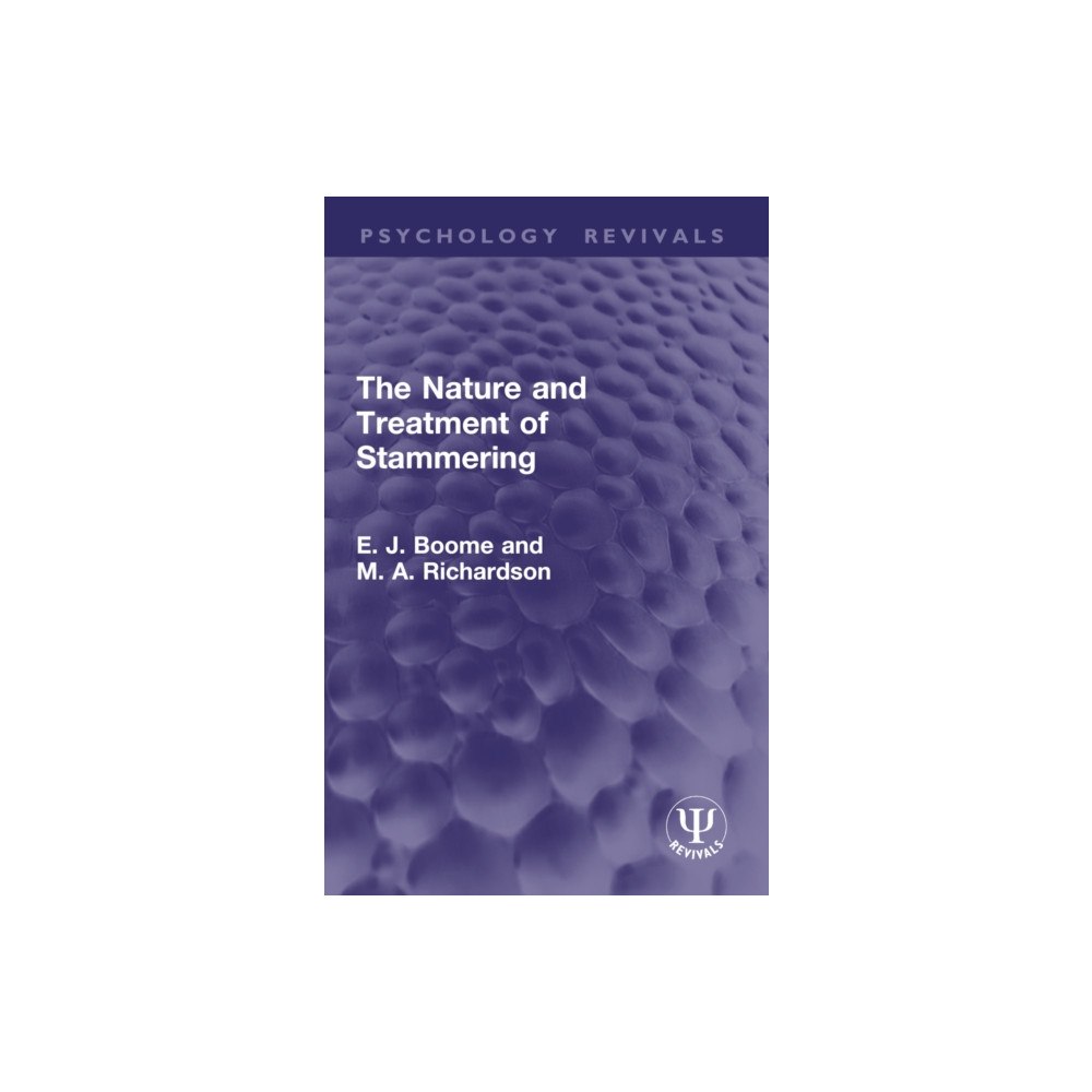 Taylor & francis ltd The Nature and Treatment of Stammering (häftad, eng)