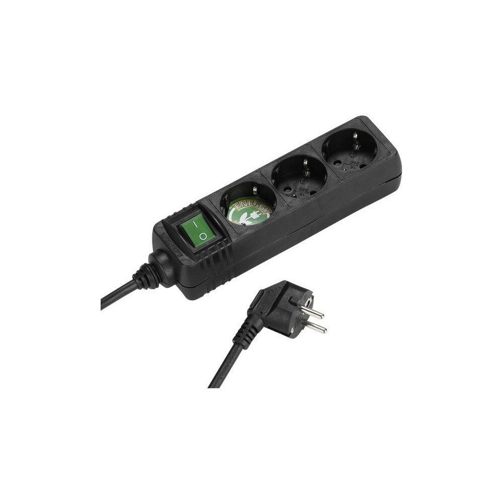 Vivanco Vivanco VVELSTR3SCHSWK, 1,4 m, inomhus, Typ F, Vinklad, Svar...