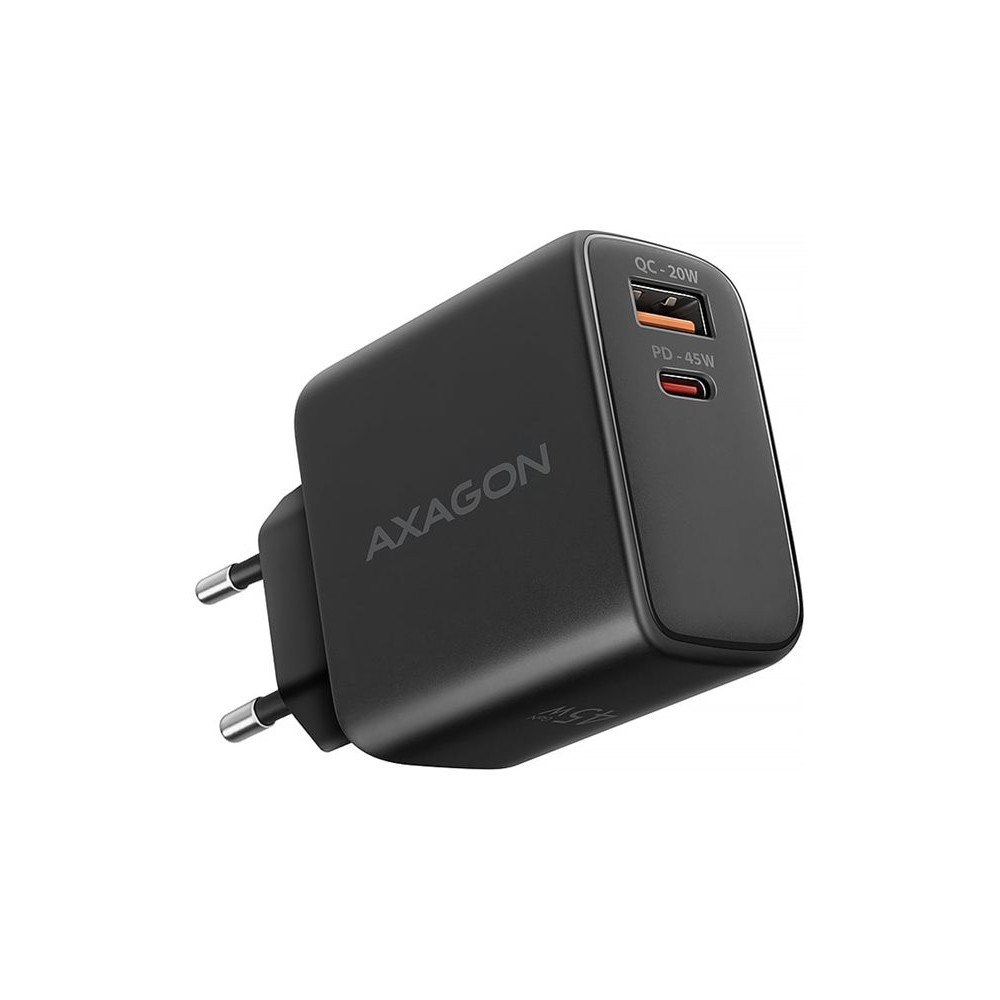 AXAGON AXAGON ACU-PQ45 strömadapter - USB typ A, USB-C - 45 Watt