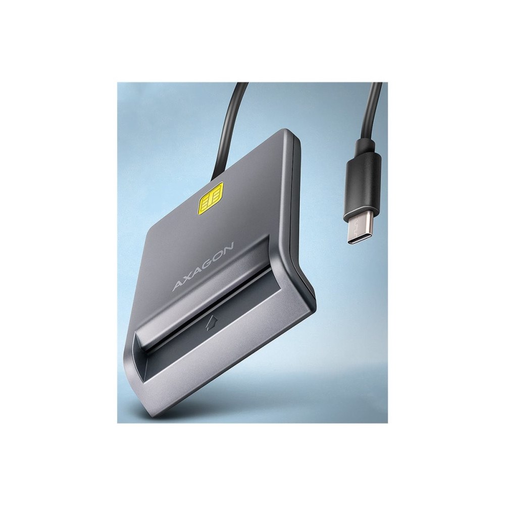 AXAGON AXAGON CRE-SM3TC - SMART-kortläsare - USB-C 2.0