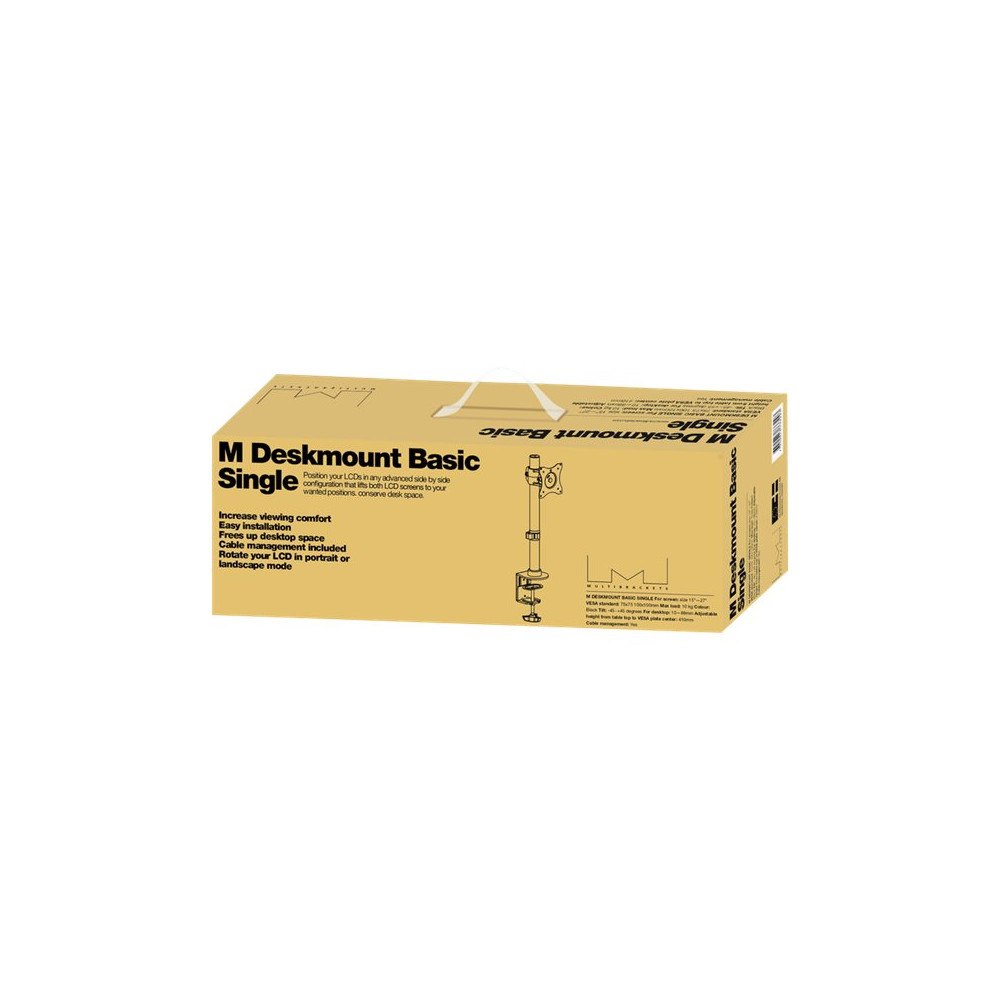 MULTIBRACKETS Multibrackets M Deskmount Basic Single monteringssats - för LCD-display - svart