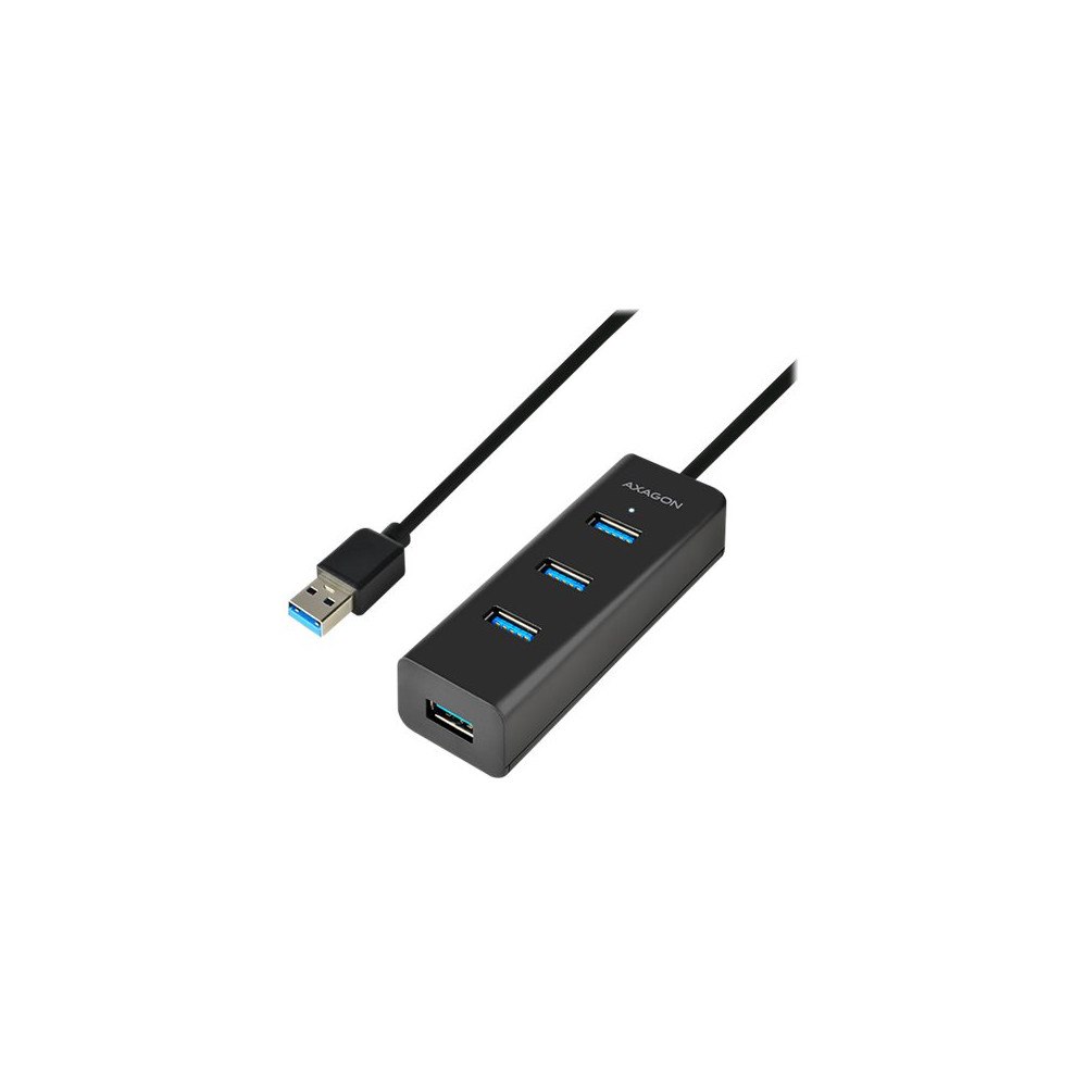 AXAGON AXAGON HUE-S2BL - hubb - 4 portar
