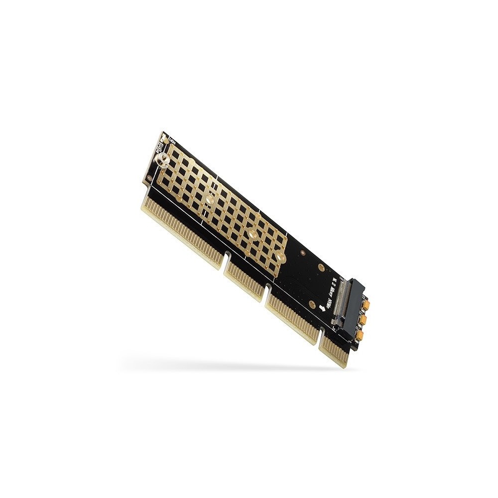 AXAGON PCEM2-1U intern PCIe x16/x8/x4-adapter, M.2 NVMe M-keyplats,...