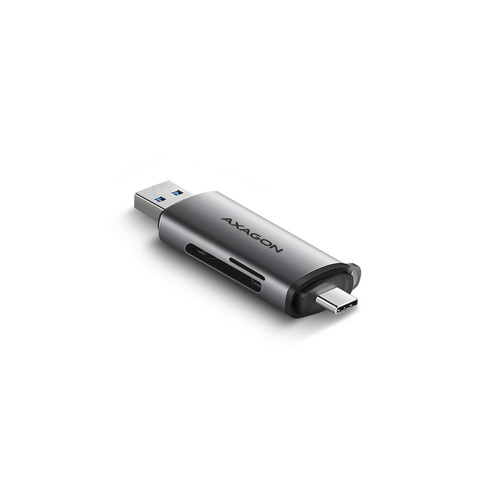 AXAGON AXAGON CRE-SAC extern USB 3.2 Gen1 Type-C + Type-A, 2 platse...