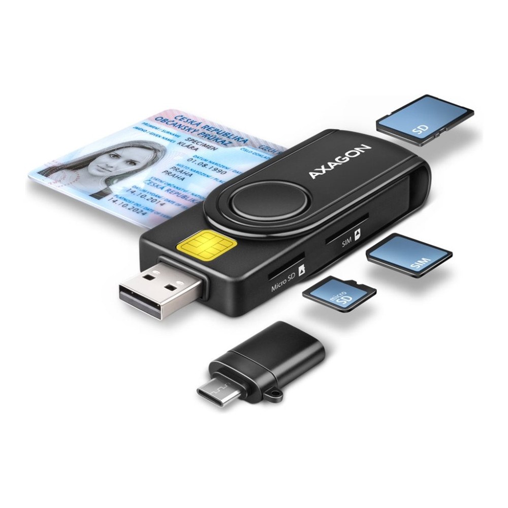 AXAGON AXAGON SMART-kortläsare - USB 2.0
