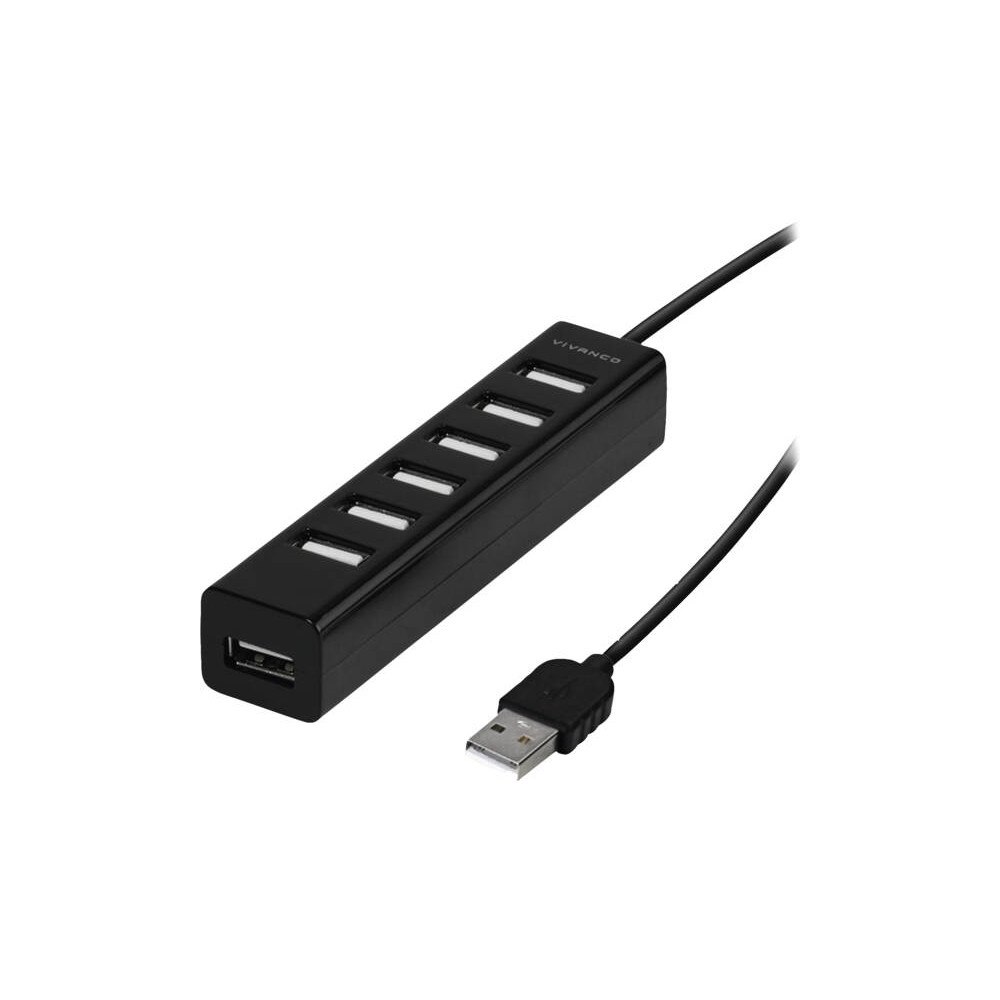 Vivanco Vivanco VVITHUB20USB7IN1OUT, USB 2.0 Type-A, USB 2.0 Type-A,...