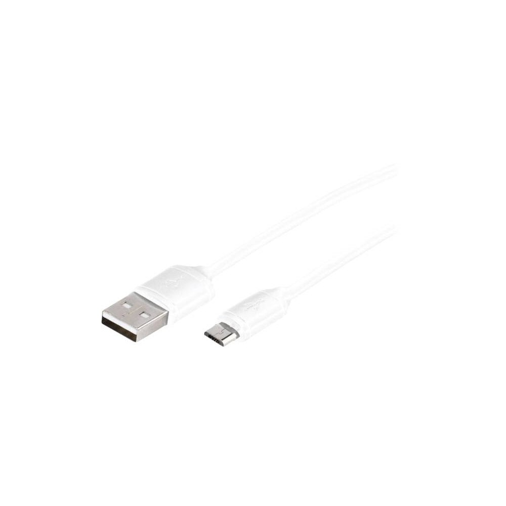 Vivanco Vivanco VVITUSBMICUSBA10W, 1 m, USB A, Micro-USB B, USB 2.0,...