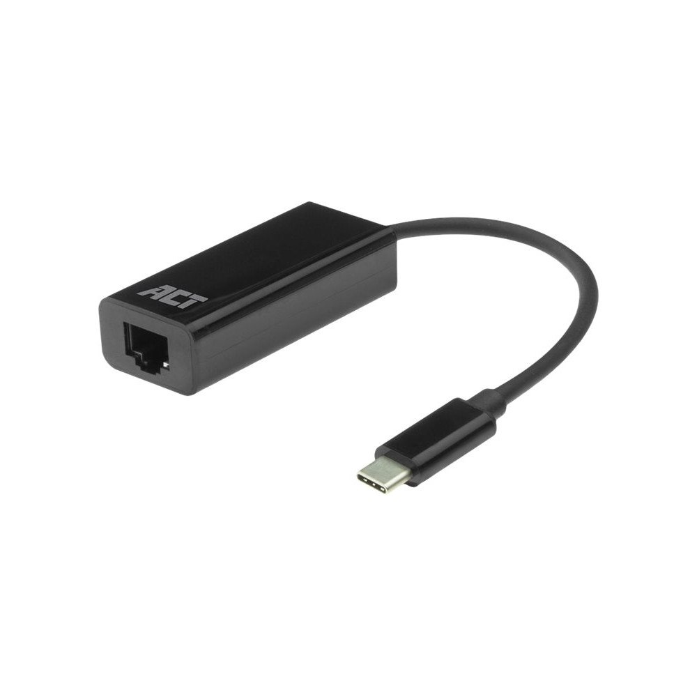 ACT ACT - nätverksadapter - USB-C 3.2 Gen 1 - Gigabit Ethernet x 1