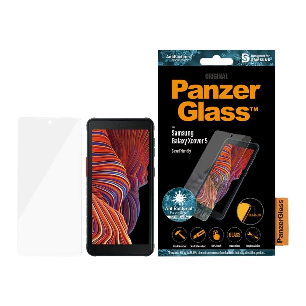 PanzerGlass PanzerGlass - skärmskydd för mobiltelefon - lämplig för fodral