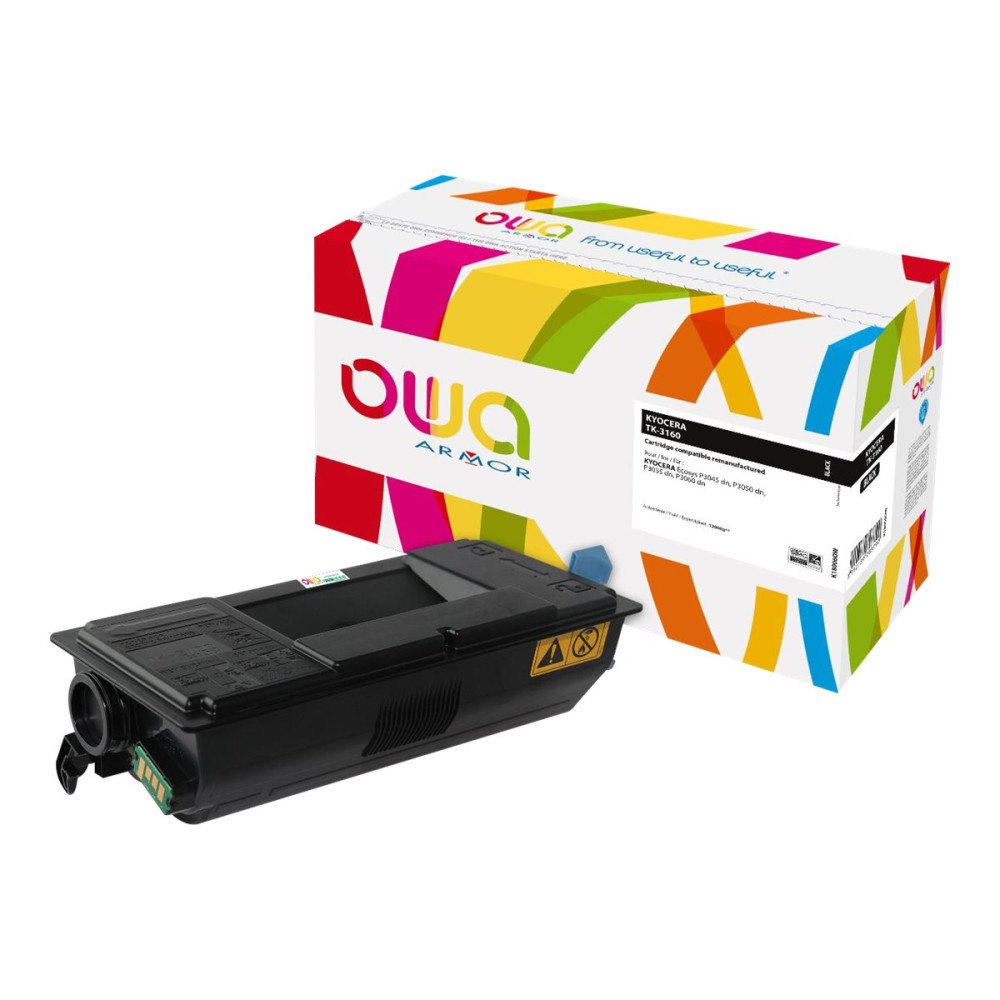 Armor OWA K18006OW - svart - kompatibel - tonerkassett (alternativ för: Kyocera TK-3160)