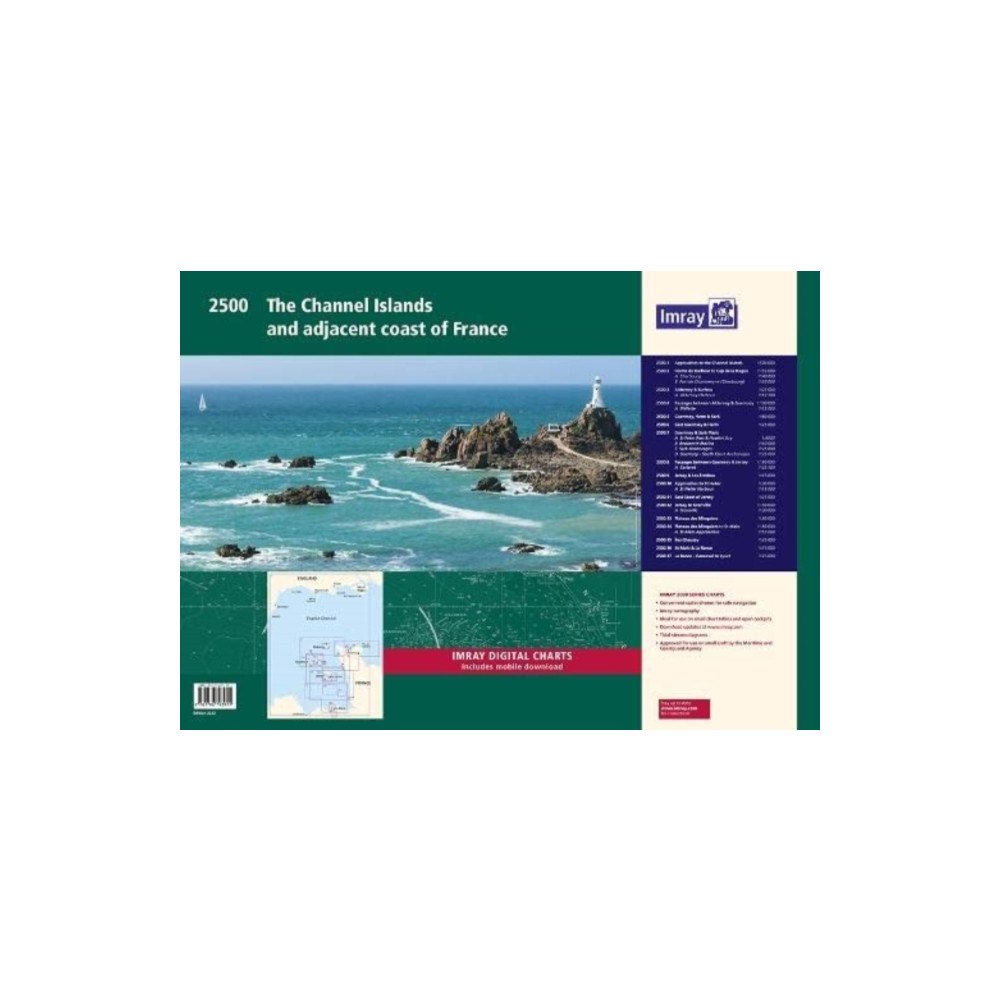 Imray, Laurie, Norie & Wilson Ltd 2500 The Channel Islands and adjacent coast of France Chart Pack