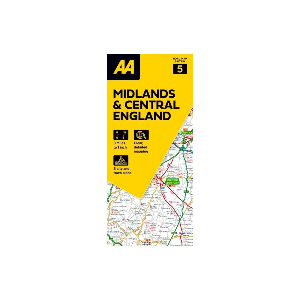 AA Publishing AA Road Atlas Midlands & Central England