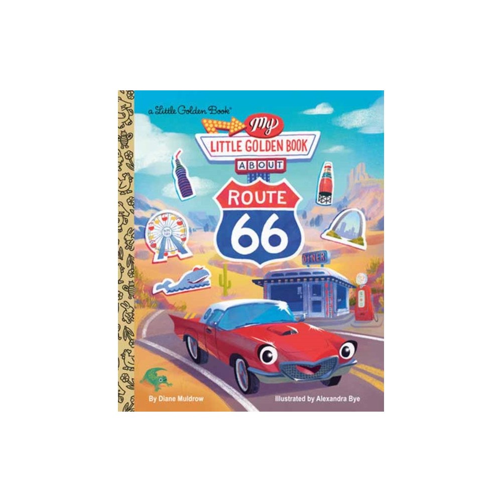 Random House USA Inc My Little Golden Book About Route 66 (inbunden, eng)