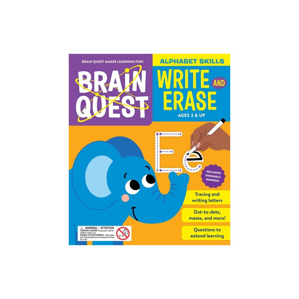 Workman Publishing Brain Quest Write and Erase: Alphabet Skills (häftad, eng)