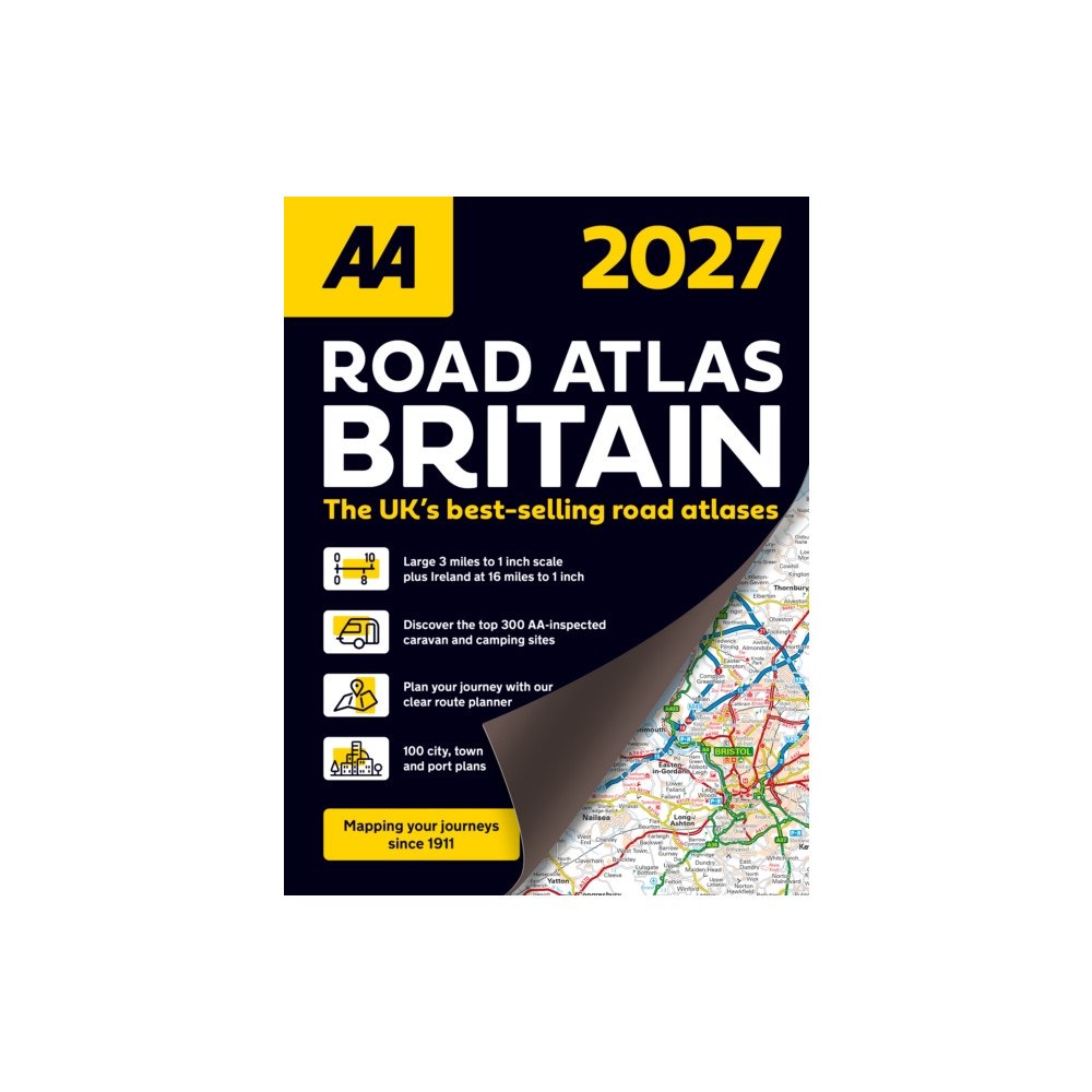 AA Publishing AA Road Atlas Britain 2027 (bok, spiral, eng)