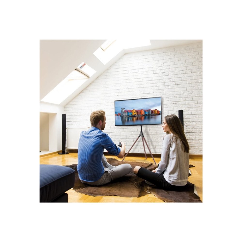 IC Intracom TECHly ställ - stativ - för platt panel - mörk valnöt