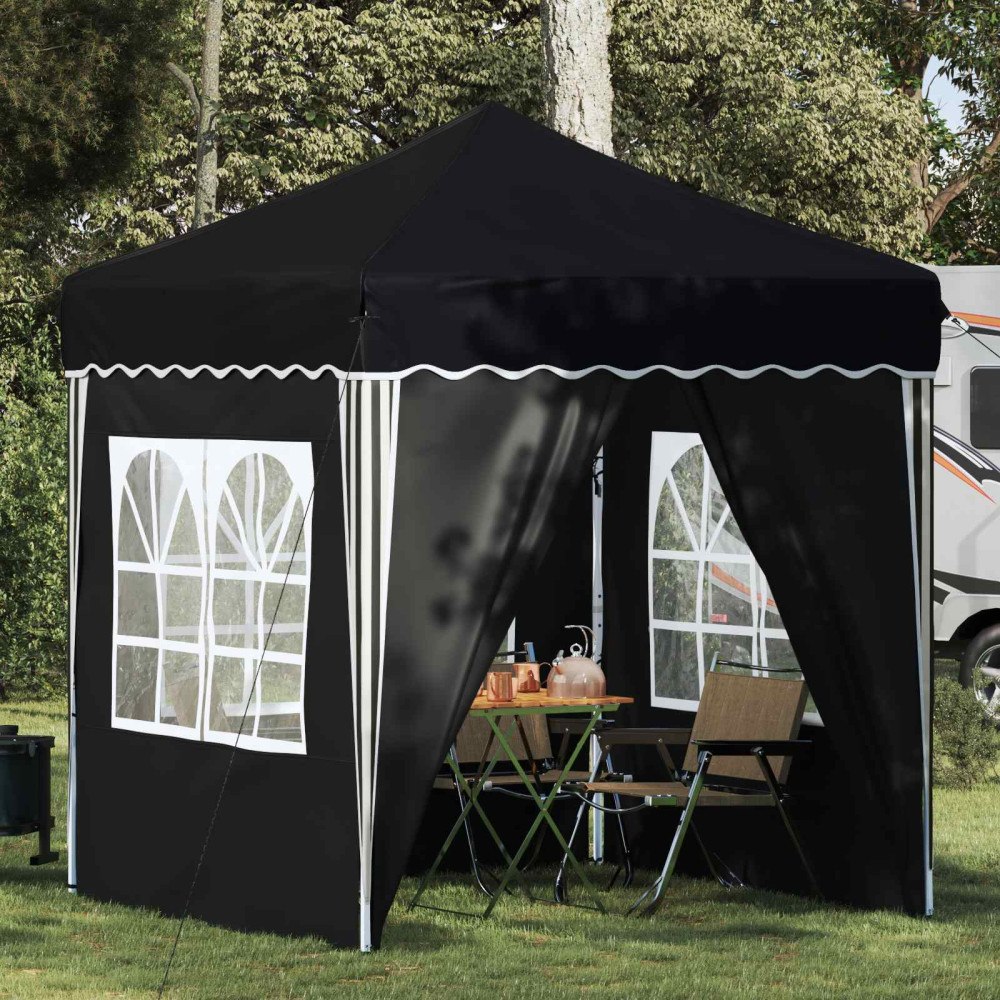 vidaXL Pop-up Partytält Antracit 195 x 195 x 245 cm Oxford Tyg