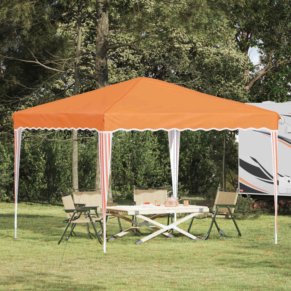 vidaXL Pop-up Partytält Orange 288 x 288 x 245 cm Oxford Tyg