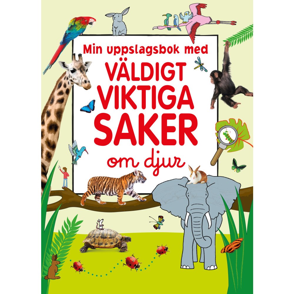 James Mitchem Min uppslagsbok med väldigt viktiga saker om djur (inbunden)