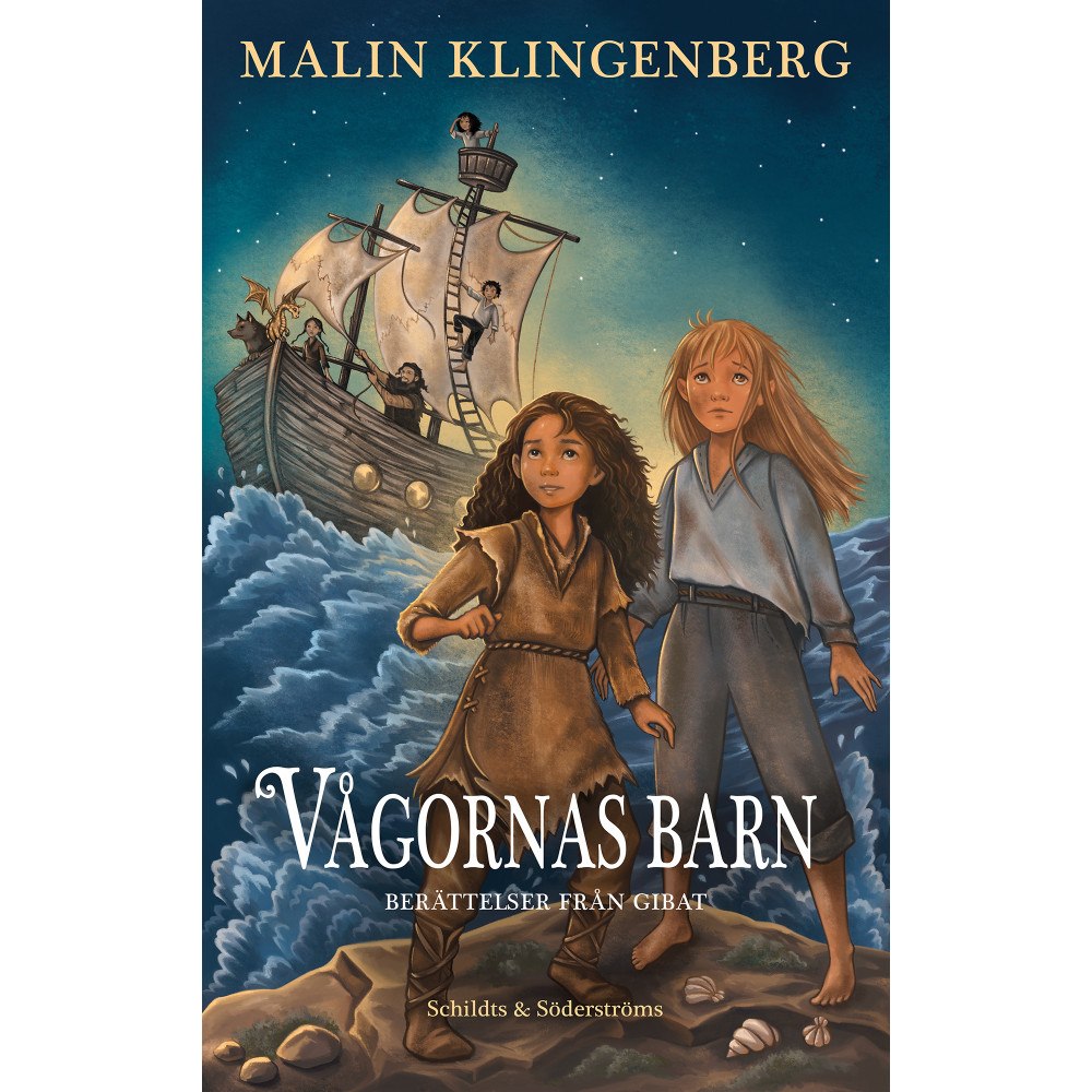 Malin Klingenberg Vågornas barn (bok, kartonnage)