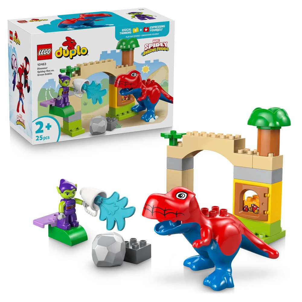LEGO® LEGO® DUPLO® 10463 Dinosaurus Spidey-Rex vs. Zelený goblin