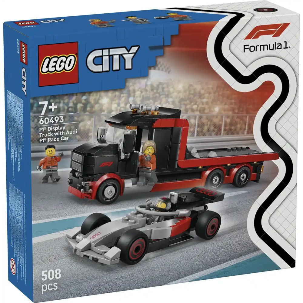 LEGO® LEGO® City 60493 Výstavní náklaďák F1® se závodním autem Audi F1®