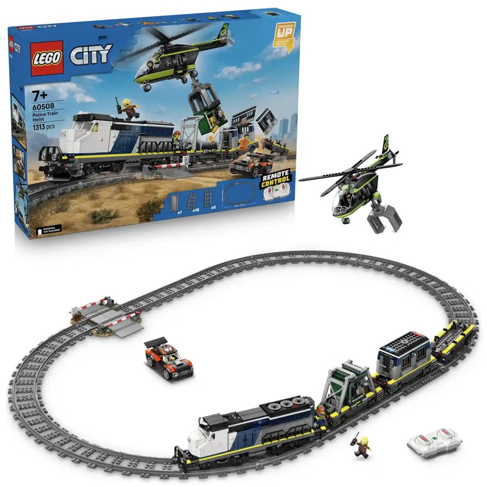 LEGO® LEGO® City 60508 Loupež v policejním vlaku